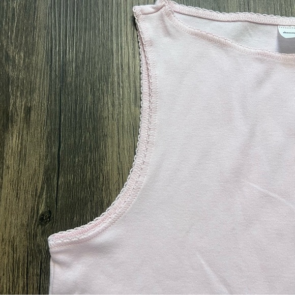 Abercrombie Kids Teens Soft Pink Round Neck Casual Tank Top Tee Shirt 17/18 - Picture 4 of 8